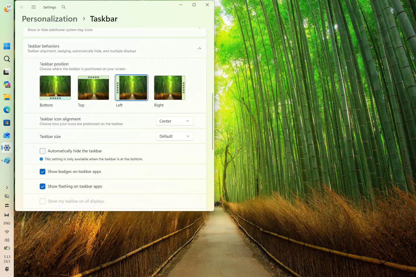 Win 11 Taskbar